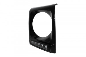 Carcasa faruri cu Lumini de zi dedicate LED DRL compatibil cu Mercedes G-class W463 1989-> G65 Design Negru - Img 4