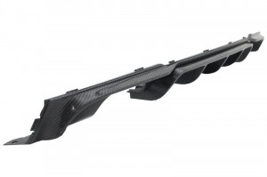 Difuzor Bara Spate Carbon Evacuare Stanga compatibil cu BMW Seria 3 F30 F31 2011-> M Performance Design - Img 5