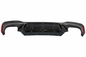 Difuzor Bara Spate compatibil cu BMW Seria 5 G30 G31 2017-> M5 Design Negru Lucios