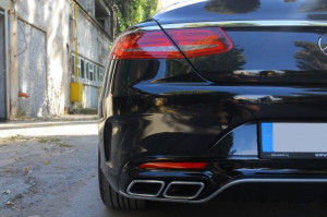 Difuzor Bara Spate compatibil cu MERCEDES Benz C217 Coupe S-Class 2014-> S63 A-Design OEM - Img 8