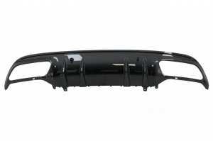 Difuzor bara spate compatibil cu Mercedes C-Class W205 S205 2014-2020 Sport Line C43 Design Negru Lucios