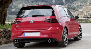 Difuzor Bara Spate compatibil cu VW Golf 7.5 VII Facelift 2017-> GTI Look - Img 6