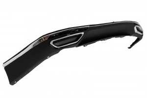 Difuzor Bara Spate compatibil cu VW Passat B8 3G 2015-2019 R Line Dubla Evacuare - Img 5
