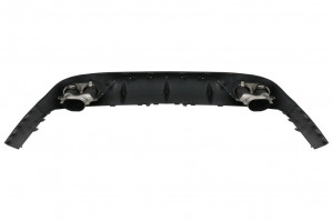 Difuzor Bara Spate cu Grila Centrala Negru Crom compatibil cu Mercedes E-Class C238 A238 AMG Sport Line 2016-> E53 E63 Design - Img 5