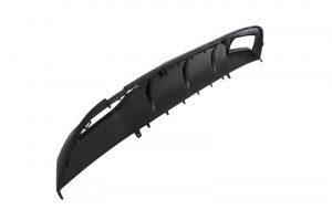 Difuzor Bara Spate cu Ornamente compatibil cu Mercedes C-Class W205 2014-2020 C63 Design Negru - Img 6
