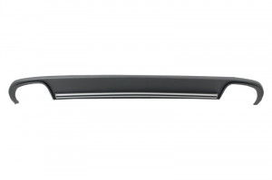 Difuzor Bara Spate cu Ornamente Evacuare compatibil cu Audi A4 B8 Pre Facelift 2008-2011 Sedan sau Avant S4 Design - Img 6