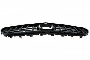 Difuzor Bara Spate cu Ornamente evacuare Negre si Grila Centrala compatibil cu Mercedes S-Class C217 Coupe 2018-2020 S63 Facelift Desing - Img 7