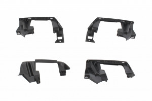 Difuzor Bara Spate cu Ornamente pentru sistemul de evacuare compatibil cu Mercedes W176 A-Class 2013-2018 A45 Facelift Design Carbon Look - Img 8