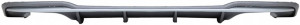 Difuzor Bara Spate cu Ornamente toba compatibil cu Audi A3 8V Facelift Sedan Convertible (2016-2019) S3 Design Bara S Line - Img 5