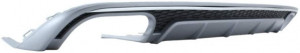 Difuzor Bara Spate cu Ornamente toba si Grila compatibil cu Audi A6 4G Facelift S-Line 2015-2018 RS6 Design - Img 6