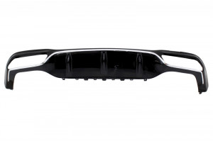Difuzor Bara Spate cu Ornamente Tobe Negre compatibil cu Mercedes E-Class W213 AMG Line 2016-2019 E63 Design - Img 6