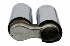 Difuzor Bara Spate Negru cu Ornamente Evacuare Duble compatibil cu BMW Seria 3 F30 F31 2011-> M Performance M3 Design - Img 8