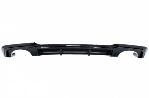 Difuzor Bara Spate Negru Lucios si Sistem de evacuare compatibil cu Audi A3 8V Facelift 2016-2019 Sedan Cabrio RS3 Design doar pentru bara S-Line - Img 6