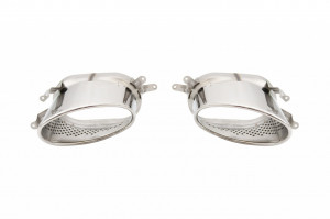 Difuzor Bara Spate si Ornamente Evacuare compatibil cu AUDI A4 B8 Facelift 2012-2015 Sedan Avant RS4 Design - Img 7