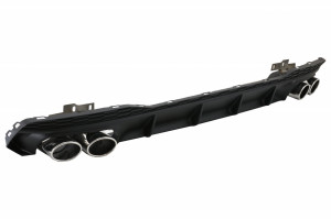 Difuzor Bara Spate si Ornamente Evacuare compatibil cu Audi A7 4K8 S-line 2018-> S7 RS7 Design - Img 3