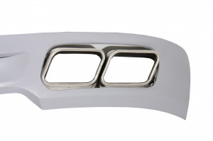 Difuzor Bara Spate si Ornamente Evacuare compatibil cu BMW seria 7 F01 2008-> 760 Design - Img 4