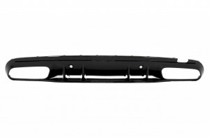Difuzor cu Ornamente de evacuare compatibil cu Mercedes C-Class W205 S205 2014-2020 C63S Design pentru bara AMG Sport Line - Img 2