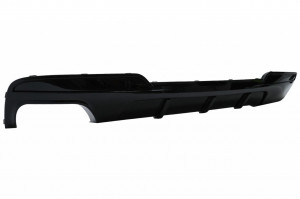 Difuzor de aer cu evacuare dubla stanga compatibil cu BMW Seria 5 F10 F11 2011-2017 M-Performance Design Negru Lucios - Img 2