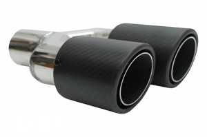 Difuzor Spate cu Toba Ornament Evacuare compatibil cu BMW 4 Series F32 F33 F36 2013-2019 M Design - Img 6