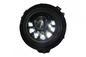 Faruri Bi-Xenon LED compatibil cu Mercedes G-Class W463 2005-2017 M Square Look - Img 4