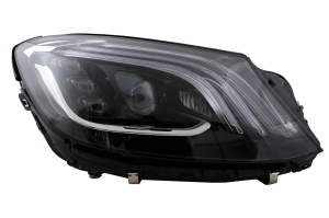 Faruri Full LED compatibil cu Mercedes S-Class W222 2013-2017 Negru - Img 2