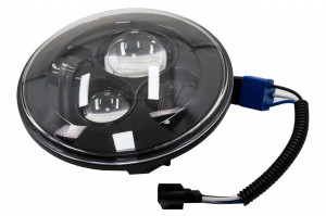 Faruri Full LED CREE Dublu Proiector compatibil cu Jeep Wrangler JK TJ LJ 1997-2006, 2007-2014 - Img 4