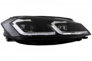 Faruri LED Bi-Xenon compatibil cu VW Golf 7.5 VII Facelift 2017-> cu Semnal Dinamic - Img 3