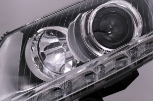 Faruri LED compatibil cu Audi A6 4F C6 2008-2011 Conversie pentru Xenon la Facelift Design - Img 3
