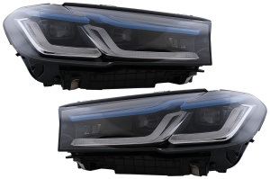 Faruri LED compatibil cu BMW Seria 5 G30 G31 Sedan Touring 2017-2019 LCI Design