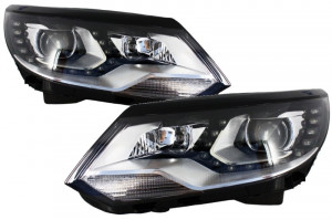 Faruri LED compatibil cu VW Tiguan MK I Facelift 2012-2015 OEM Xenon Design