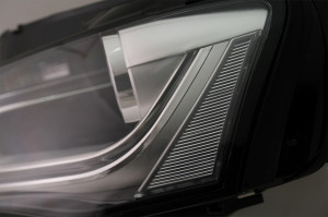 Faruri LED DRL compatibil cu Audi A4 B8.5 Facelift 2012-2015 Negru - Img 4