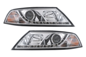 Faruri LED DRL compatibil cu Skoda Octavia II 2004-2008 Crome