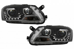 Faruri LED DRL compatibil cu VW Passat 3C B7 2010-2014 Negre