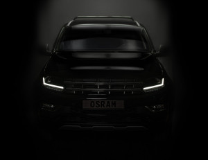 Faruri Osram LED DRL compatibil cu VW Amarok (2010-up) Semnal Dinamic Secvential Negru - Img 4