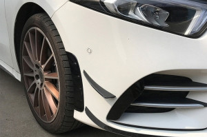 Grila Aripa Laterale Aerisiri compatibil cu Mercedes A Class W177 2018-> Negru Lucios - Img 5