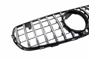 Grila Centrala Black compatibil cu MERCEDES GLC X253 C253 2015-2018 GT R Panamericana Look - Img 3