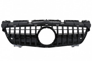 Grila Centrala compatibil cu Mercedes SLK R172 2011-2015 GT-R Panamericana Design Crom - Img 2