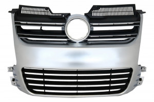 Grila Centrala compatibil cu VW Golf 5 V 2003-2008 R32 Design Crom