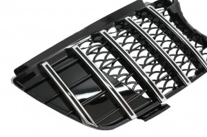 Grila centrala compatibila cu Mercedes ML W164 2008-2011 Negru Crom GTR Panamericana Design - Img 5