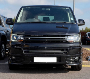 Grila Centrala fara emblema compatibil cu VW T5.1 Facelift Transporter 2010-2015 - Img 2