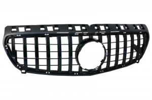 Grila Centrala MERCEDES Benz A-Class W176 2012-2015 GT-R Panamericana Design Negru