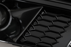 Grile Laterale compatibil cu Audi A4 B9 Sedan Avant 2016-2018 RS4 Desing Negru - Img 5