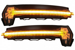 Indicator Dinamic Full LED pentru Oglinda Osram LEDriving DMI compatibil cu Audi A3 S3 8V 2013-> RS3 8VA 2015-> Negru