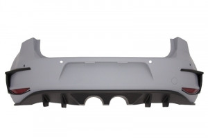 Kit Exterior Complet compatibil cu VW Golf VII 7 2012-2017 R400 Look cu Sistem Evacuare - Img 4