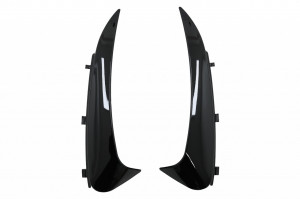 Ornamente Bara Spate Flapsuri Negru Lucios compatibil cu Mercedes C Class C205 A205 2015-2019