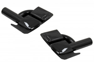 Ornamente Evacuare Toba Negre compatibil cu MERCEDES S-class E-class W221 W212 E63 S63 Desing - Img 2