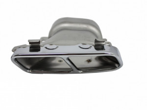 Ornamente pentru sistemul de evacuare compatibil cu Mercedes A-Class W176 2012-2018 CLA W117 C117 2012-2018 A45 CLA45 Design - Img 4