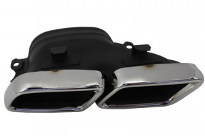 Ornamente tobe compatibil cu sistemul de evacuare Mercedes Benz C-Class W205 S205 C205 A205 E-Class W213 S-Class W222 GLE C292 GLE W166 GLC W253 X253 C253 C217 2014-> A-Design - Img 3