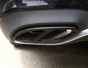 Ornamente tobe sistemul de evacuare compatibil cu Mercedes C-Class W205 2015-2021 C-Class S65 E65 GLE W166 X166 GLC W253 Sport Design - Img 4