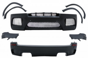 Pachet Exterior compatibil cu BMW X5 E70 2007-2013 cu Prelungiri Aripi X5M M Design